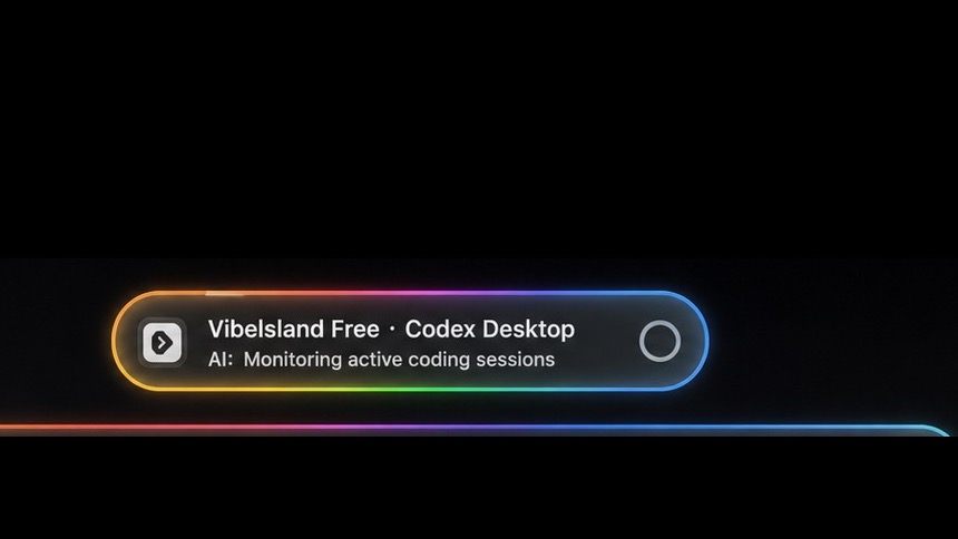 Vibelsland Free 收起状态浮岛截图